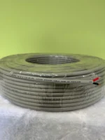Sun Pa 2x1.5-100m. (สีเทา) สายลำโพง Pa ทองแดงล้วน ขนาด 2x1.5 Sq.mm. ยาว 100 เมตร