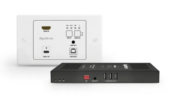 Swx 100 Iw Uk Fronts 600x338 2 11zon Wyrestorm Swx-100-Iw-Uk/us ชุด Kvm Extender 5k60hz Hdbaset 3.0 แบบติดผนัง 2-Gang พร้อม Hdmi, Usb-C และ Usb 2.0
