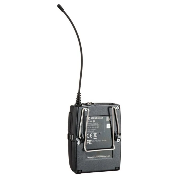 Sennheiser Ew 122p G4 Camera Wireless System Microphone 6 Sennheiser Ew 122p G4-C-Th ชุดไมโครโฟนไร้สาย Lavalier สำหรับกล้อง พร้อม Me 4 แบบ Cardioid