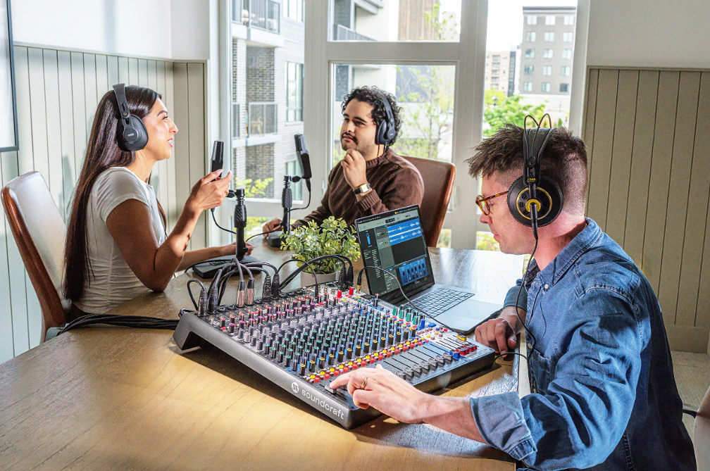 Soundcraft Signature Plus มิกเซอร์อนาล็อก podcast