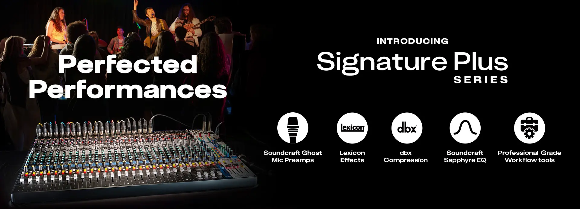 เปิดตัว Soundcraft Signature Plus Series มิกเซอร์อนาล็อกไฮบริดเจนใหม่ อัปเกรดอะไรบ้าง? ต่างจากรุ่นเดิมยังไง คุ้มไหมที่จะเปลี่ยน?
