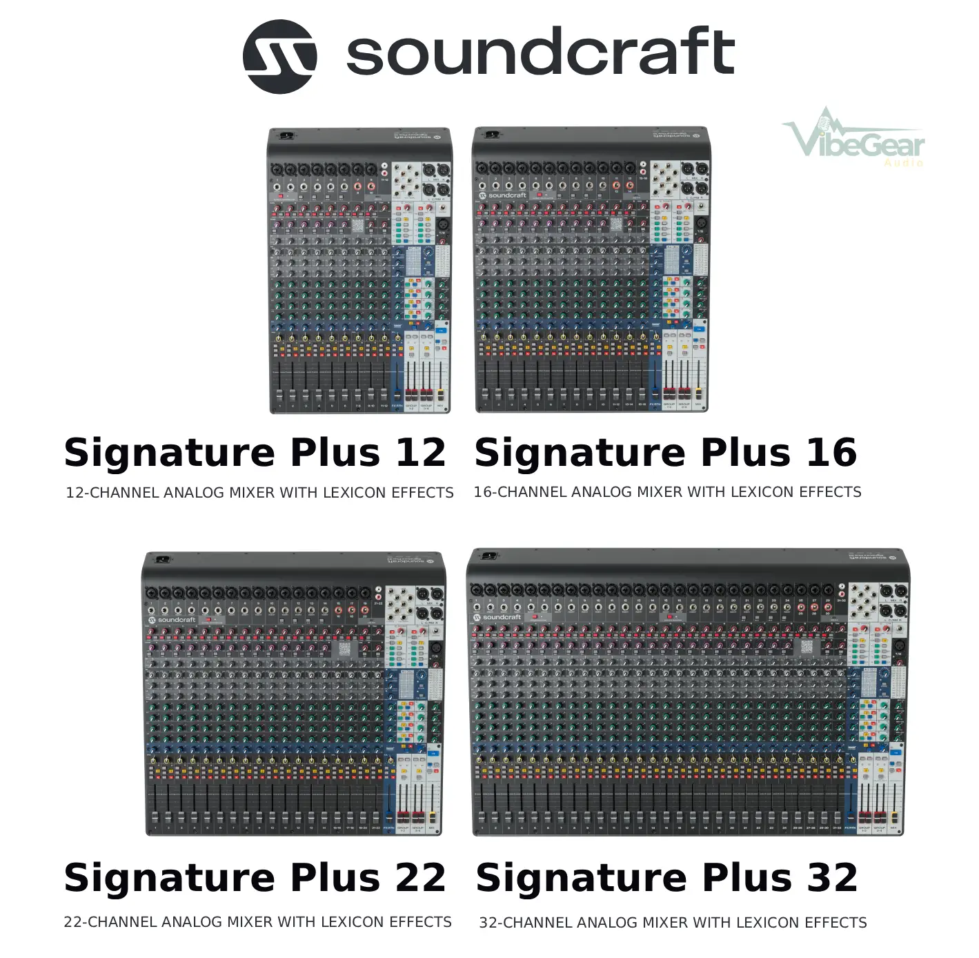 เปิดตัว Soundcraft Signature Plus Series มิกเซอร์อนาล็อกไฮบริดเจนใหม่ อัปเกรดอะไรบ้าง? ต่างจากรุ่นเดิมยังไง คุ้มไหมที่จะเปลี่ยน?