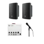 Toa Sa-60d M Set As ชุดเครื่องเสียงห้องเรียน ห้องประชุม 60w พร้อมลำโพง 2 ใบ และไมโครโฟน