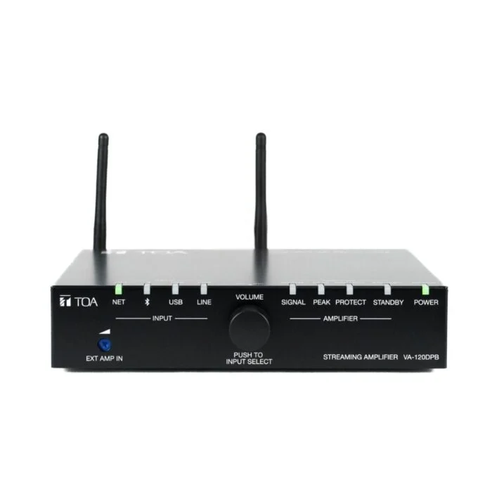 Toa Va-120dpb-As Streaming Amplifier เครื่องขยายเสียงสตรีมมิ่ง 120w รองรับ Bluetooth และ Wi-Fi