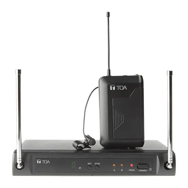 Toa Ws-430-As Eb7 ชุดไมโครโฟนไร้สายหนีบปกเสื้อ Uhf 748–758 Mhz