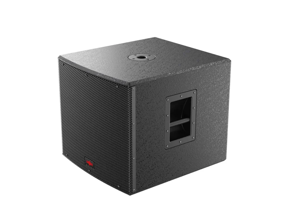 Hh Audio Trs-1800 ซับวูฟเฟอร์ Active 18 นิ้ว 1400w Peak พร้อม Crossover ปรับได้
