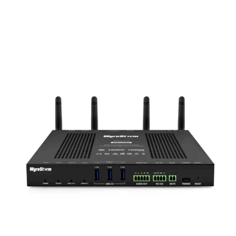 Wyrestorm Sw620 Tx W Main Wyrestorm Sw-620-Tx-W 4k Presentation Switcher With 2-Inputs, Usb-C, Mst, Multiview & Wireless Casting