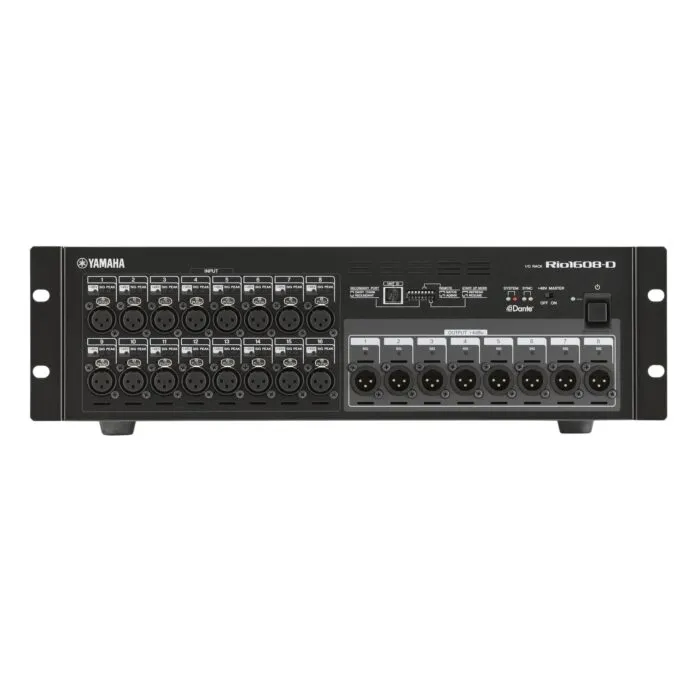 Yamaha Ruio1608sb-D Dante I/o Stagebox 16 อินพุต 8 เอาต์พุต พร้อม Dante 16×8