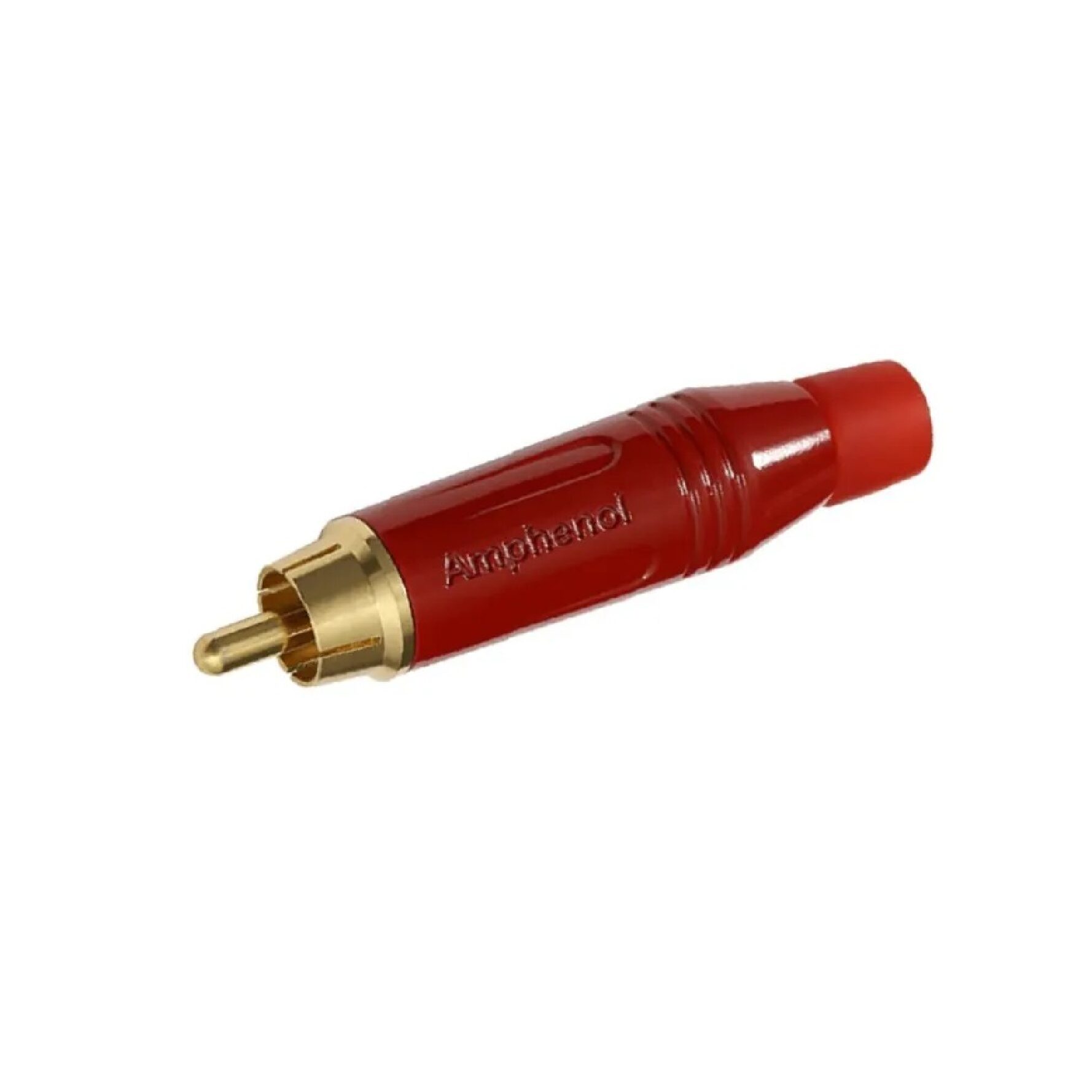 Amphenol Acpr-Red หัวแจ็ค Rca ตัวผู้ สีแดง
