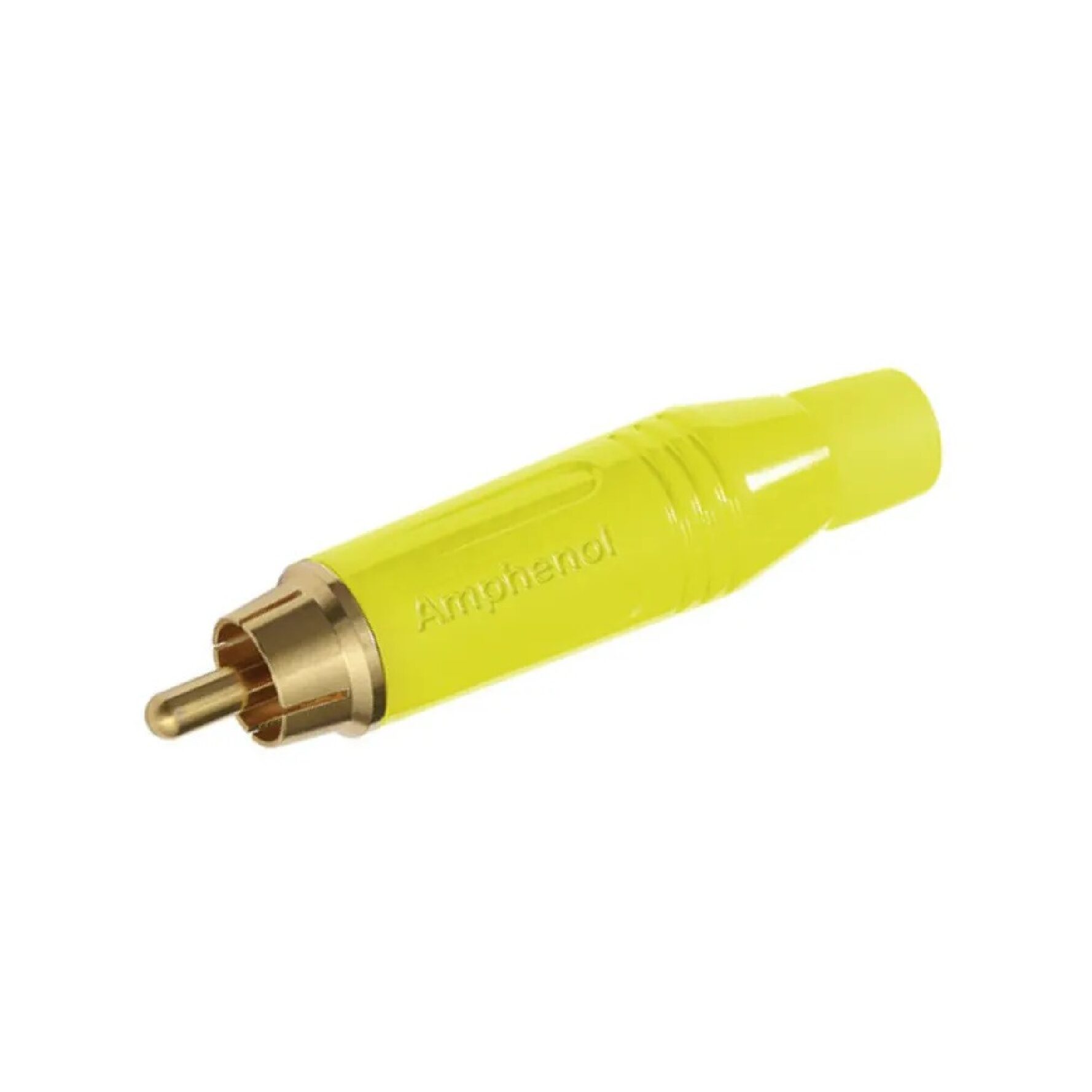 Amphenol Acpr-Yel หัวแจ็ค Rca ตัวผู้ สีเหลือง