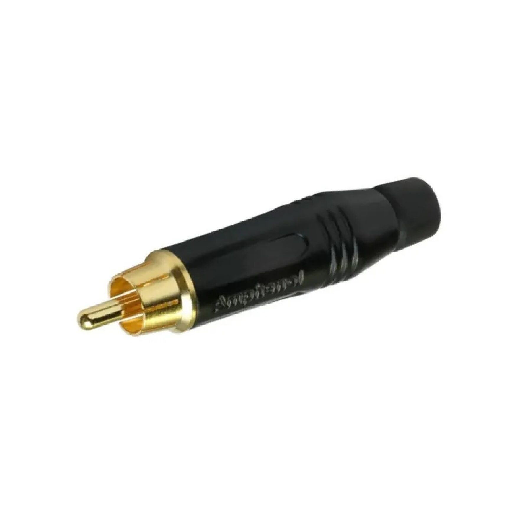 Amphenol Acpr-Blk หัวแจ็ค Rca ตัวผู้ สีดำ