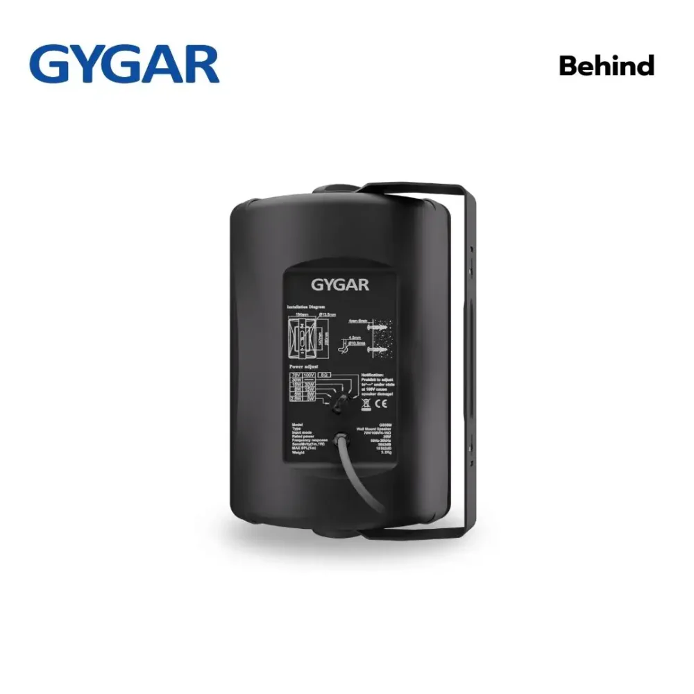 Gygar Speaker-Gs30mb ลำโพงติดผนัง 30w 2 ทาง