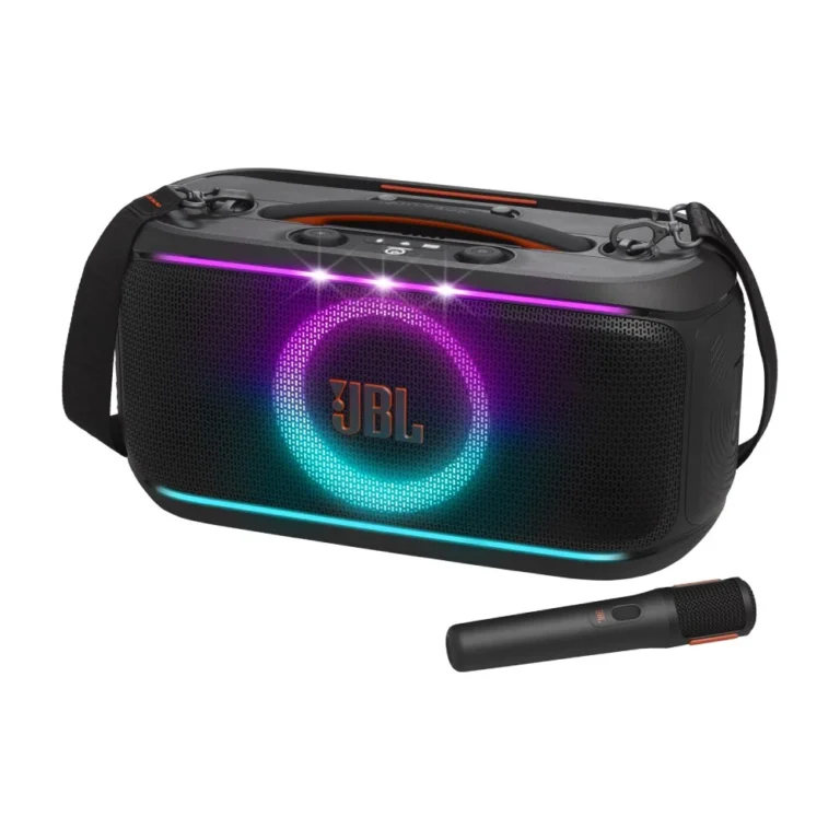 Jbl Partybox On-The-Go 2 ลำโพงปาร์ตี้พกพา 100w Rms พร้อมไมโครโฟนดิจิตอลไร้สาย