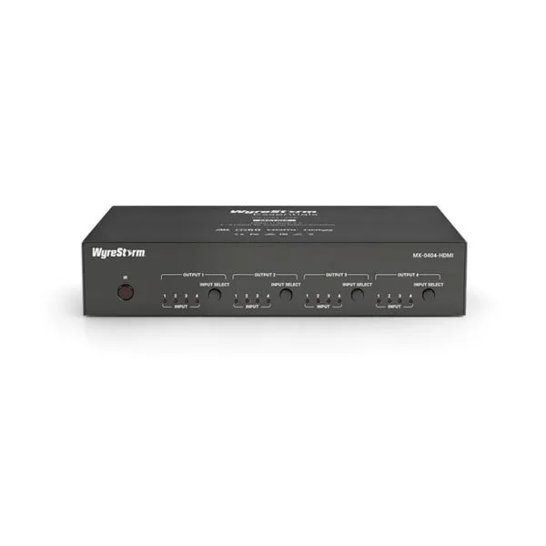 Wyrestorm Mx-0404-Hdmi เครื่องสลับสัญญาณ Hdmi Matrix 4×4 4k Hdr พร้อม Scaling 4 เอาต์พุต