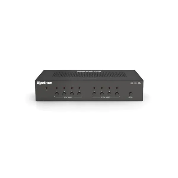Wyrestorm Mx-0404-Scl เครื่องสลับสัญญาณ Hdmi Matrix 4×4 แบบ Seamless พร้อม Scaling และ Audio De-Embed