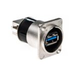 Neutrik Nausb3 Usb 3.0 Feedthrough Adapter ตัวเมีย แบบติดแผง