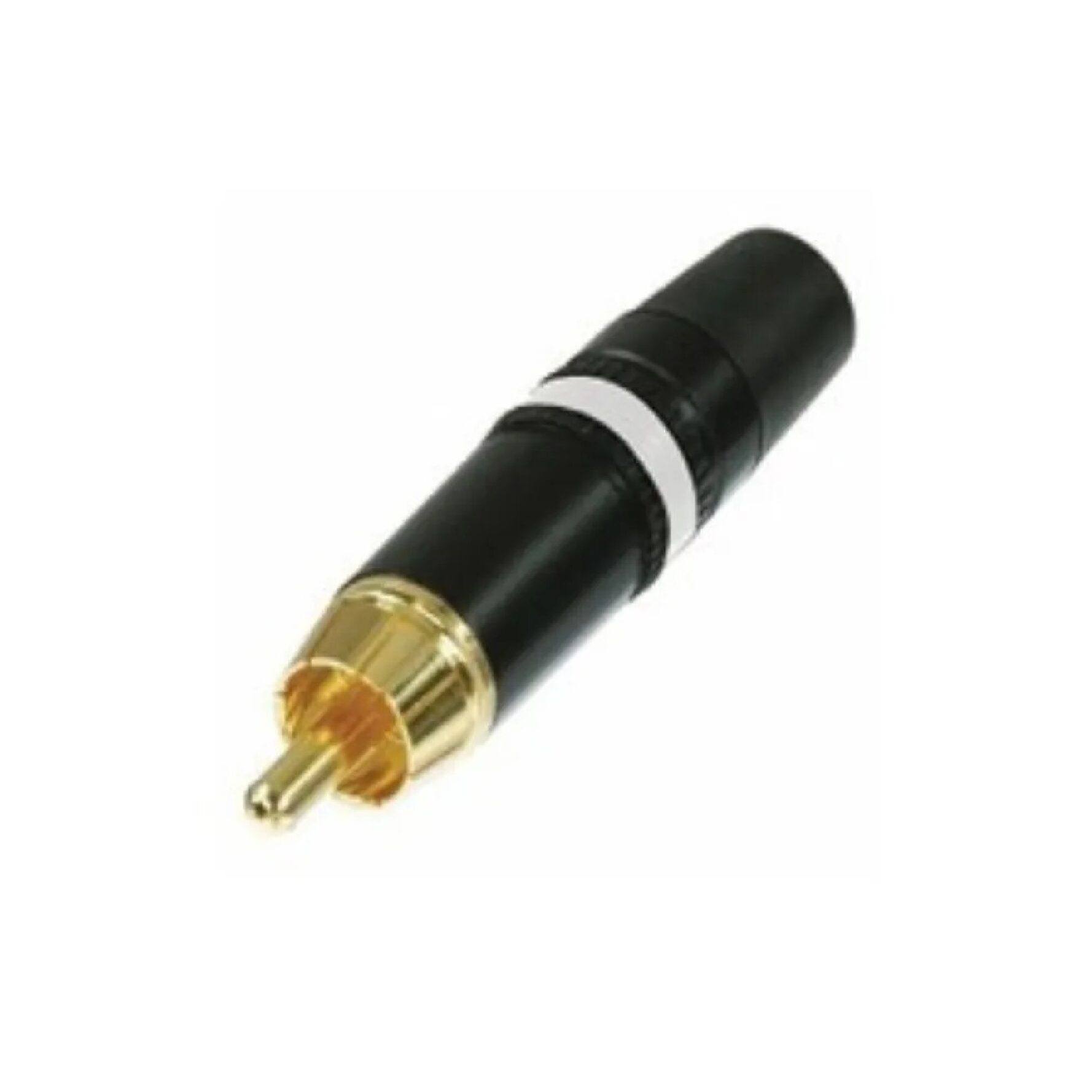 Neutrik Nys373-9 แจ็ค 6.35 มม.black Rca Plug, Gold, 1a