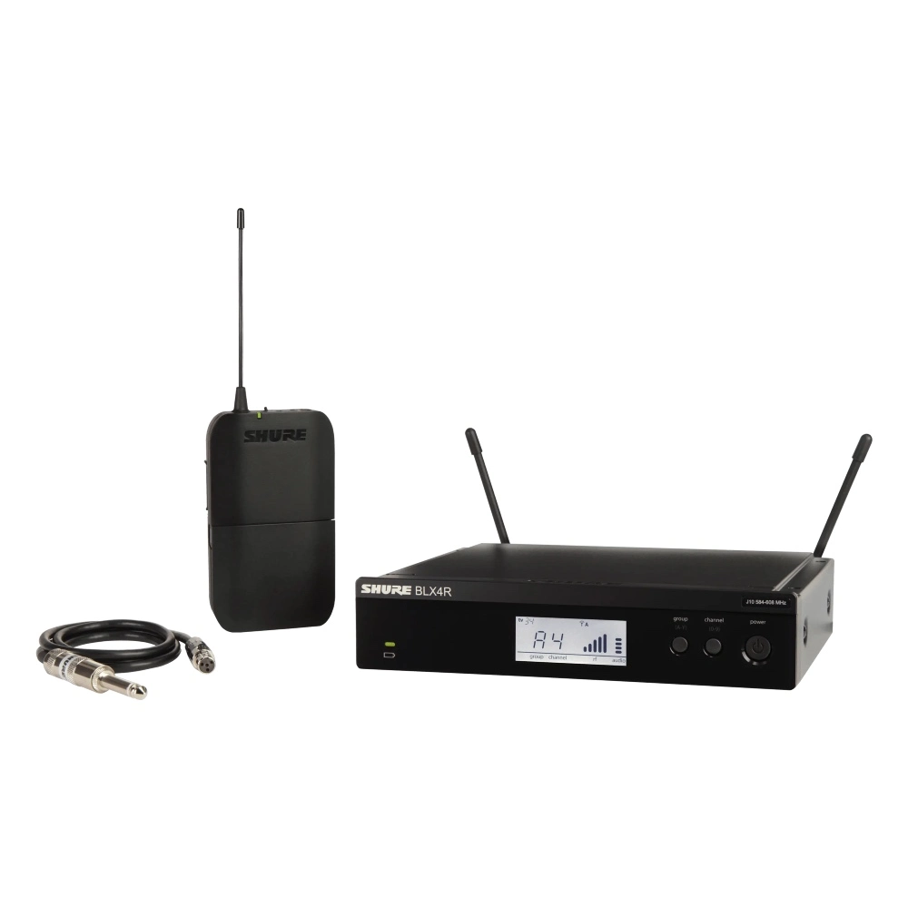 Shure Blx14rth M19 Shure Blx14rth-M19 ระบบไร้สายสำหรับกีตาร์และเบส แบบติดตั้งแร็ค ย่านความถี่ M19