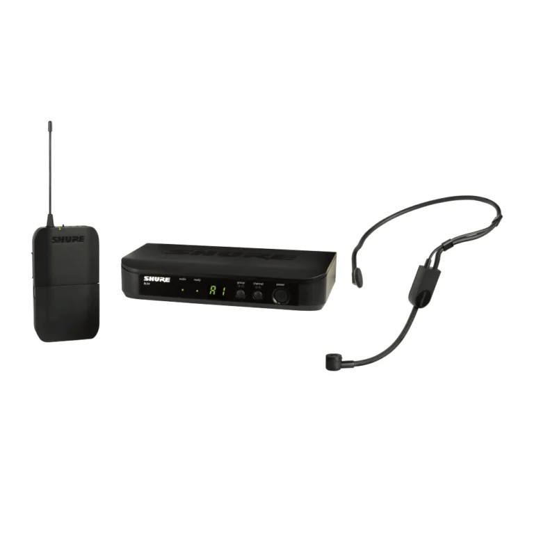 Shure Blx14th/p31-Q12 ชุดไมโครโฟนไร้สายแบบคาดศีรษะ พร้อมตัวส่งสัญญาณและหัวไมค์ Pga31