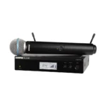 Shure Blx24rth/b58-Q12 ชุดไมโครโฟนไร้สาย หัวไมค์ Beta® 58a แบบติดตั้งแร็ค ย่านความถี่ Q12