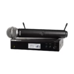 Shure Blx24rth/sm58-Q12 ชุดไมโครโฟนไร้สาย หัวไมค์ Sm58® แบบติดตั้งแร็ค ย่านความถี่ Q12