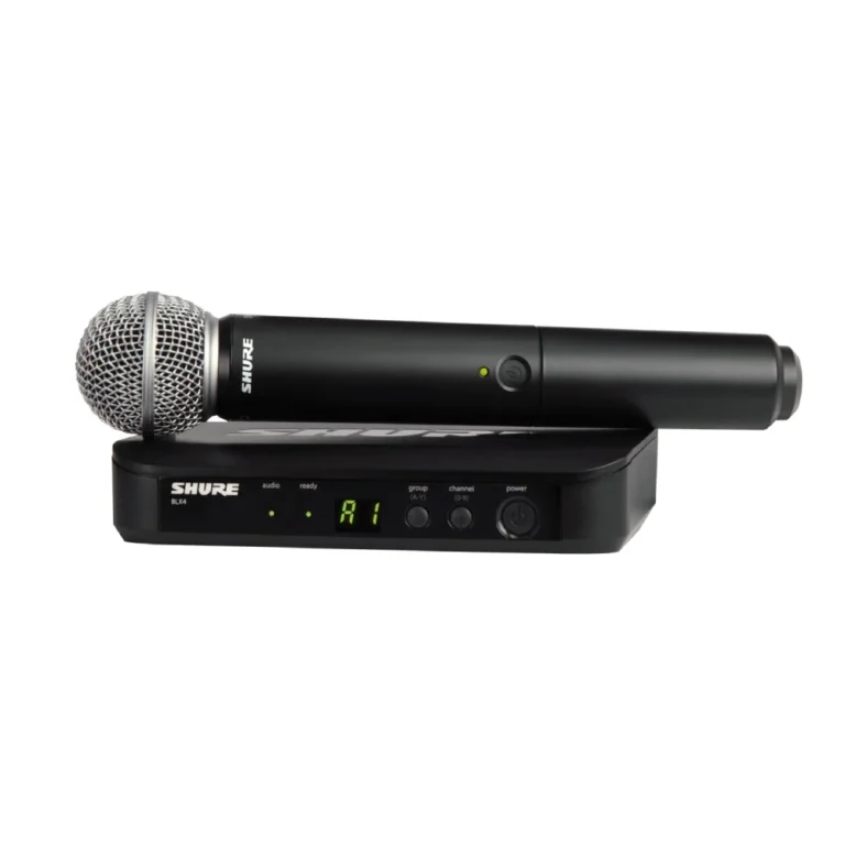 Shure Blx24th/sm58-Q12 ชุดไมโครโฟนไร้สาย พร้อมหัวไมโครโฟน Sm58® ย่านความถี่ Q12