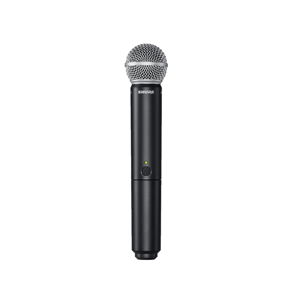 Shure Blx24th Sm58 Q12 Mic Shure Blx24th/sm58-Q12 ชุดไมโครโฟนไร้สาย พร้อมหัวไมโครโฟน Sm58® ย่านความถี่ Q12