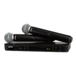 Shure Blx288th/beta58-Q12 ชุดไมโครโฟนไร้สายคู่ พร้อมหัวไมโครโฟน Beta® 58a ย่านความถี่ Q12