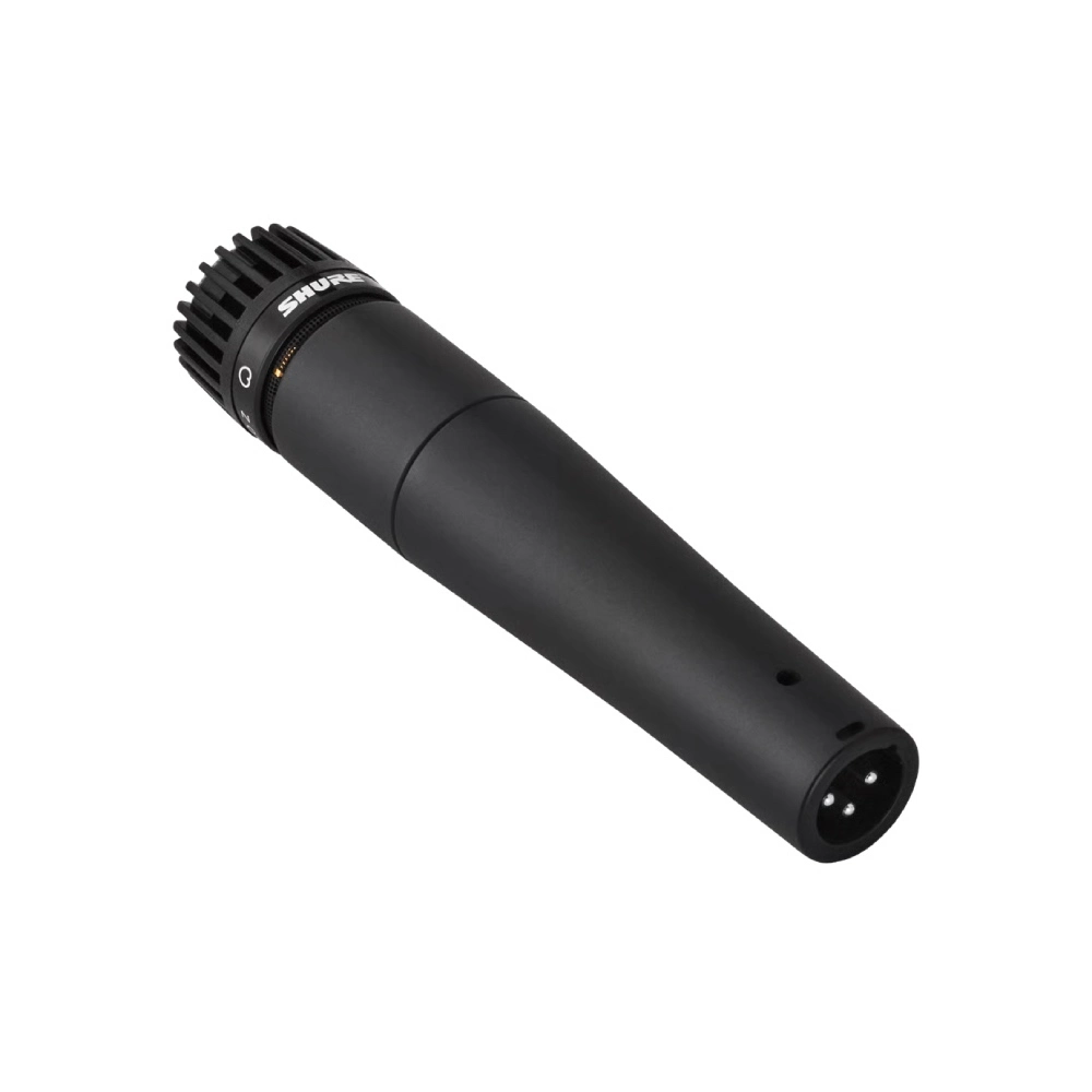 Shure Sm57 Angle01 Shure Sm57 ไมโครโฟนไดนามิกสำหรับเครื่องดนตรีและตู้แอมป์ รูปแบบการรับเสียง Cardioid