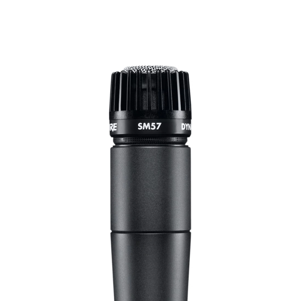 Shure Sm57 Close Shure Sm57 ไมโครโฟนไดนามิกสำหรับเครื่องดนตรีและตู้แอมป์ รูปแบบการรับเสียง Cardioid