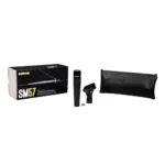 Shure Sm57 ไมโครโฟนไดนามิกสำหรับเครื่องดนตรีและตู้แอมป์ รูปแบบการรับเสียง Cardioid