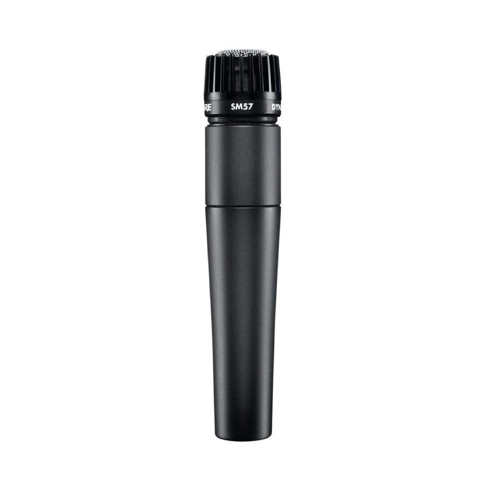 Shure Sm57 Shure Sm57 ไมโครโฟนไดนามิกสำหรับเครื่องดนตรีและตู้แอมป์ รูปแบบการรับเสียง Cardioid