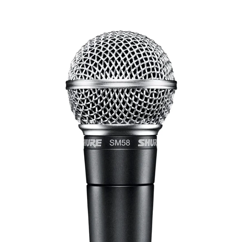 Shure Sm58 Lc Close Shure Sm58-Lc ไมโครโฟนไดนามิกสำหรับร้องเพลงระดับตำนาน รูปแบบการรับเสียง Cardioid