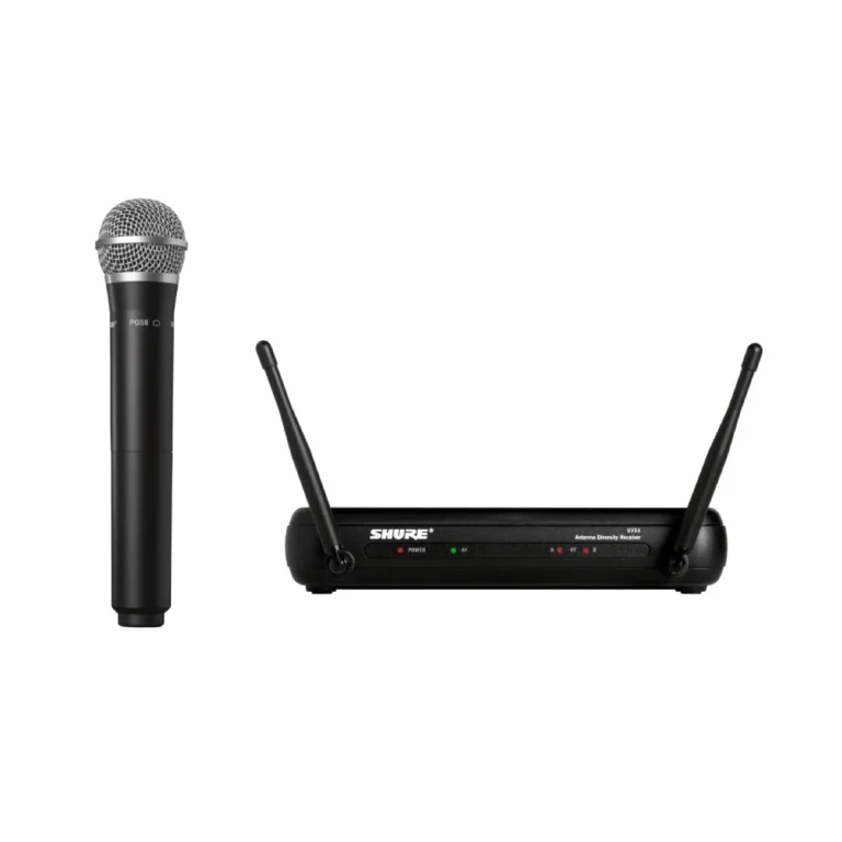 Shure Svx24th/pg58-Q12 ชุดไมโครโฟนไร้สาย พร้อมไมค์ Pg58 ย่านความถี่ Q12