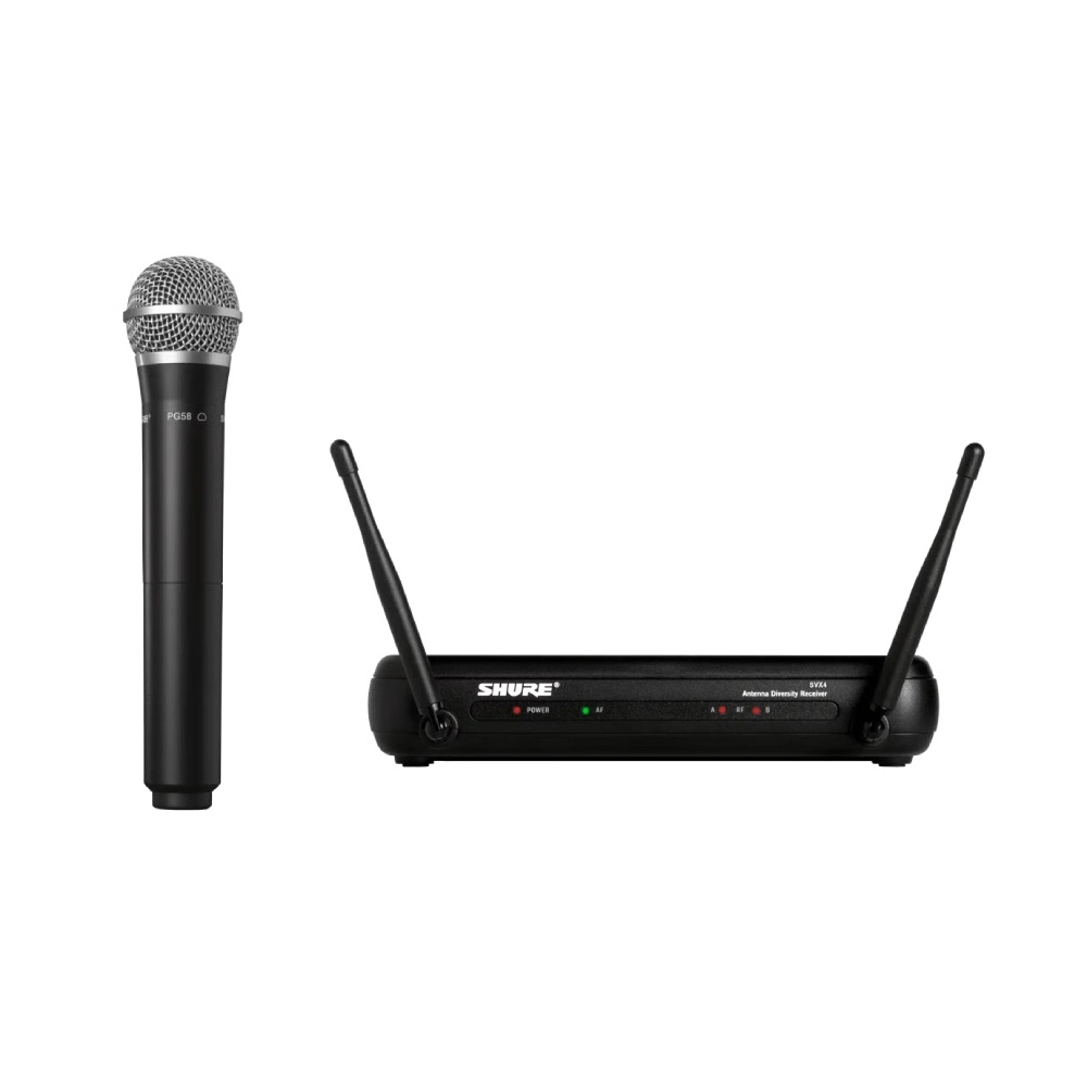 Shure Svx24th Pg58 Q12 Shure Svx24th/pg58-Q12 ชุดไมโครโฟนไร้สาย พร้อมไมค์ Pg58 ย่านความถี่ Q12