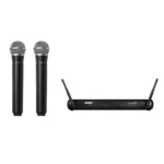 Shure Svx288th/pg58-Q12 ชุดไมโครโฟนไร้สาย พร้อมไมโครโฟน Pg58 ย่านความถี่ Q12