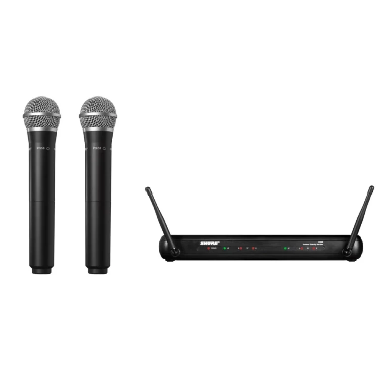 Shure Svx288th/pg58-Q12 ชุดไมโครโฟนไร้สาย พร้อมไมโครโฟน Pg58 ย่านความถี่ Q12
