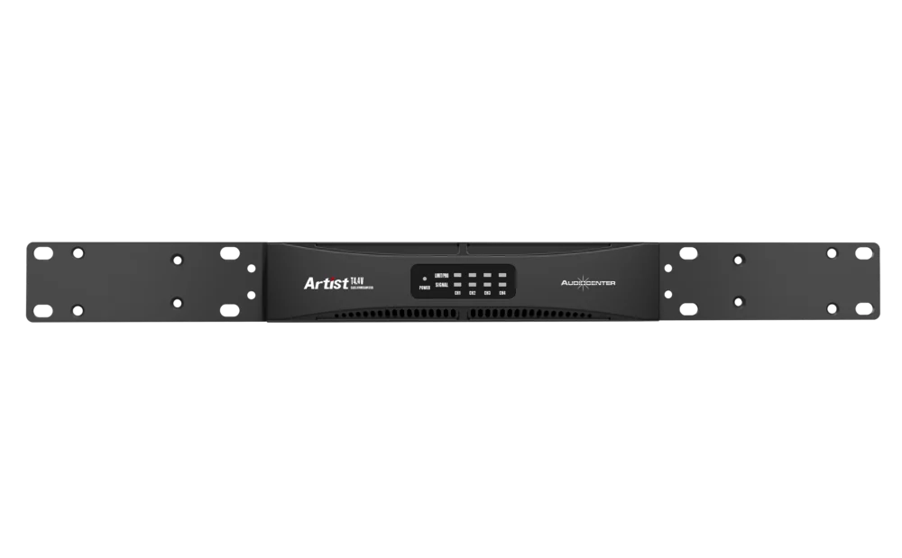 Audiocenter T2.4v เพาเวอร์แอมป์ Class D 2 แชนเนล รองรับ 70v/100v และ Low Impedance