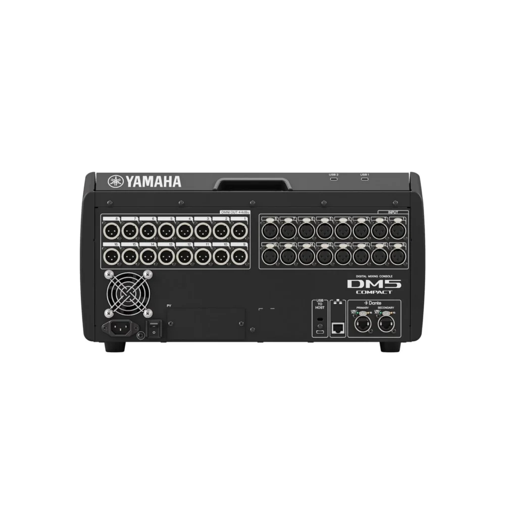 Yamaha Dm5 Compact ดิจิตอลมิกเซอร์ 48 ช่อง พร้อม Dante 64×64 และ Usb Audio 18×18