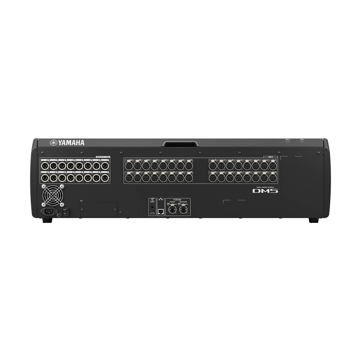 Yamaha Dm5 Rear เปิดตัว Yamaha Dm5 Series (Dm5 & Dm5 Compact) มิกเซอร์ดิจิทัล 96khz สเปกเรือธง ย่อส่วนพลัง Dm7