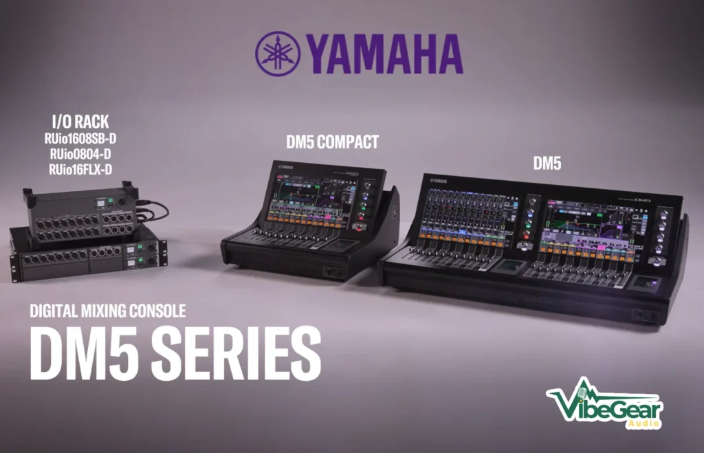 Yamaha DM5 Series (DM5 & DM5 Compact) มิกเซอร์ดิจิทัล 96kHz สเปกเรือธง ย่อส่วนพลัง DM7