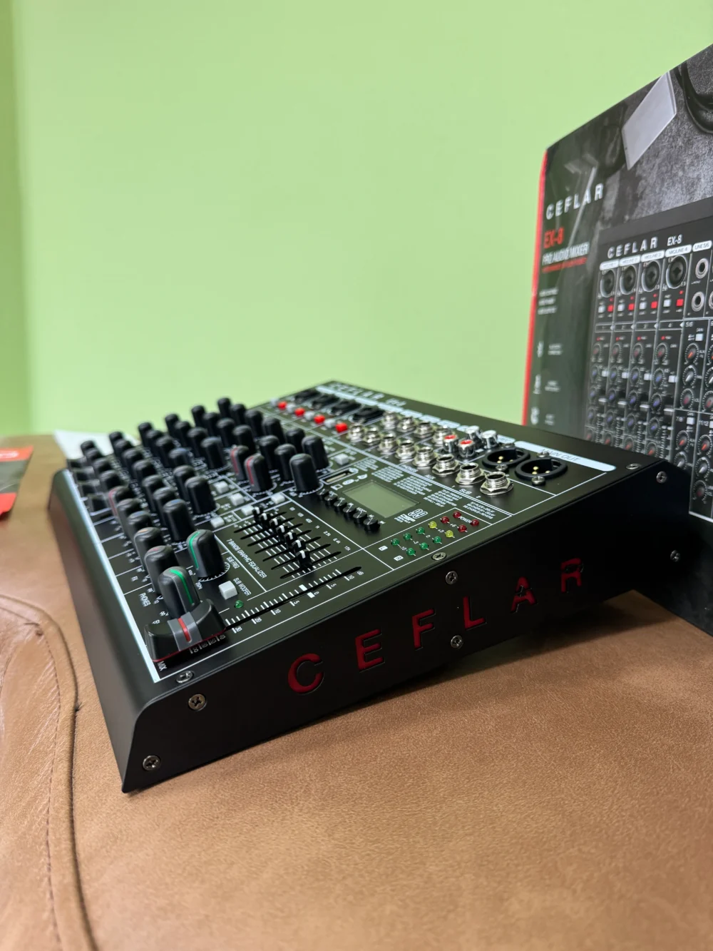 Img 1209 3 11zon Ceflar Ex-8 มิกเซอร์อนาล็อก 12 แชนแนล พร้อม Otg, Usb, Bluetooth และเอฟเฟกต์ 99 Dsp