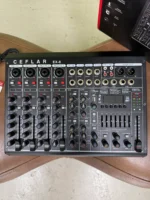 Ceflar Ex-8 มิกเซอร์อนาล็อก 12 แชนแนล พร้อม Otg, Usb, Bluetooth และเอฟเฟกต์ 99 Dsp