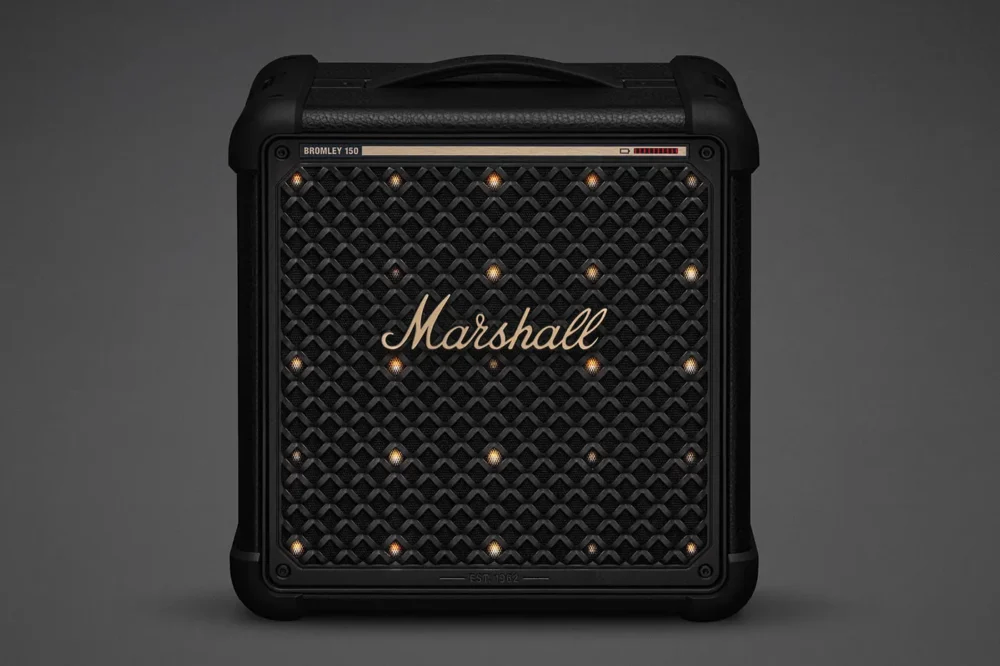 Marshall Bromley 150 8 9 11zon Marshall Bromley 150 ลำโพงปาร์ตี้แบบพกพา เสียง True Stereophonic 360° แบตเตอรี่ 40+ ชั่วโมง Bluetooth 5.3 Auracast Ip55 พร้อมไฟ Stage Light และช่องต่อไมโครโฟน/เครื่องดนตรี