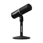 Shure Mv6 Gen 2 ไมโครโฟน Usb-C สำหรับเกมมิ่งและสตรีมมิ่ง พร้อมฐานตั้งโต๊ะ