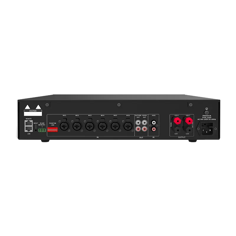 Spon Gen 5101p50 2 Spon Gen-5101p50 ดิจิทัลมิกเซอร์แอมป์สำหรับระบบเสียงมัสยิด Digital Mixer Amplifier 2×240w