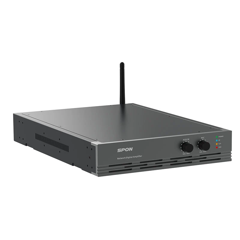 Spon Gen 5302p12 3 Spon Gen-5302p12 Network Digital Amplifier เครื่องขยายเสียงดิจิทัลระบบเครือข่าย 100v 120w Class-D