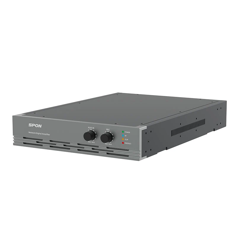 Spon Gen 5302p12 4 Spon Gen-5302p12 Network Digital Amplifier เครื่องขยายเสียงดิจิทัลระบบเครือข่าย 100v 120w Class-D