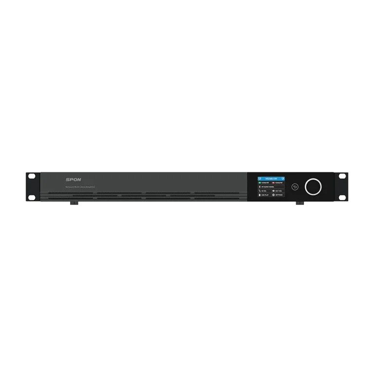 Spon Gen-5501p13 Network Multi-Zone Amplifier เครื่องขยายเสียง Ip 6 โซน 100v/70v 130w Class-D