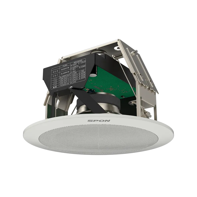 Spon Gen 6213a01 1 Spon Gen-6213a01 ลำโพงติดเพดานระบบ Ip Poe 4×3w พร้อม Bluetooth และรองรับลำโพงเสริม 3 ตัว
